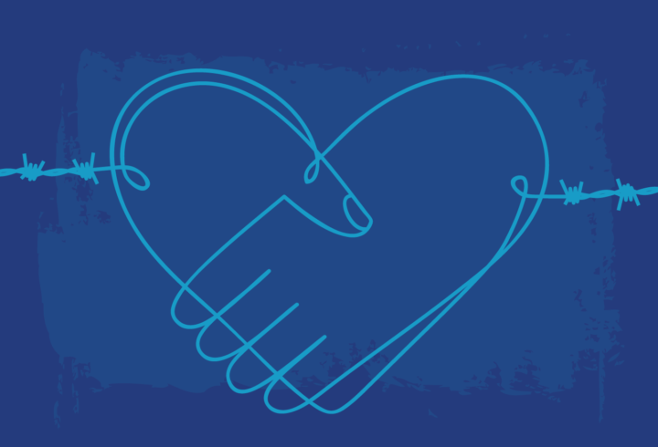 Handshake heart barbed wire 720x490